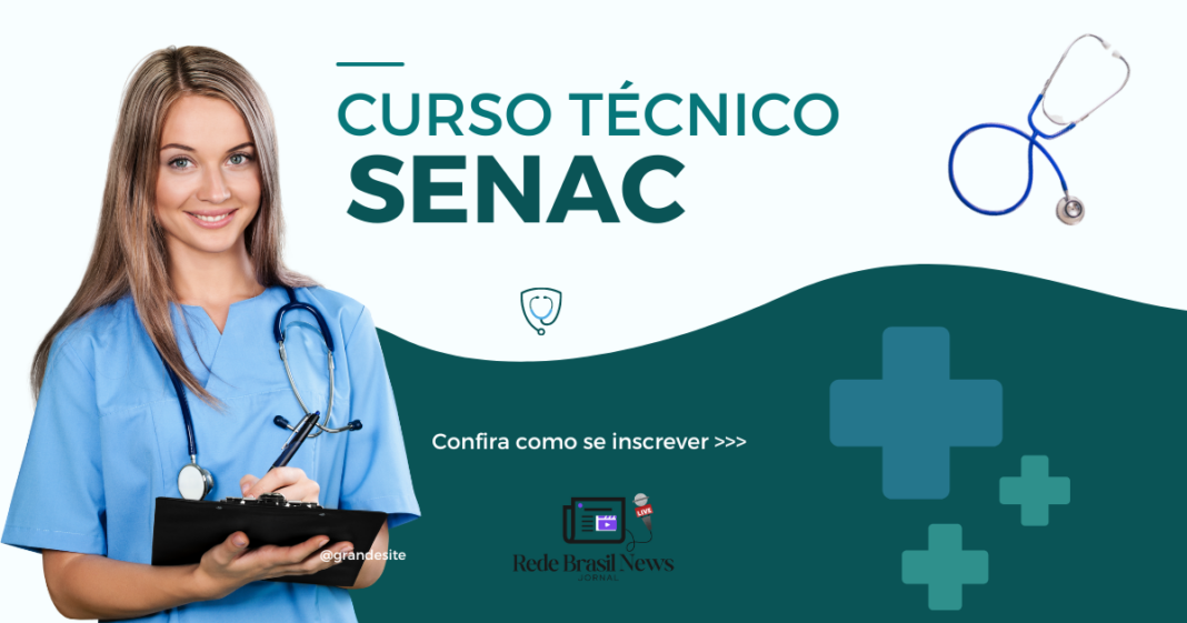 O Senac-MT está com inscrições abertas para o curso de Técnico em Enfermagem